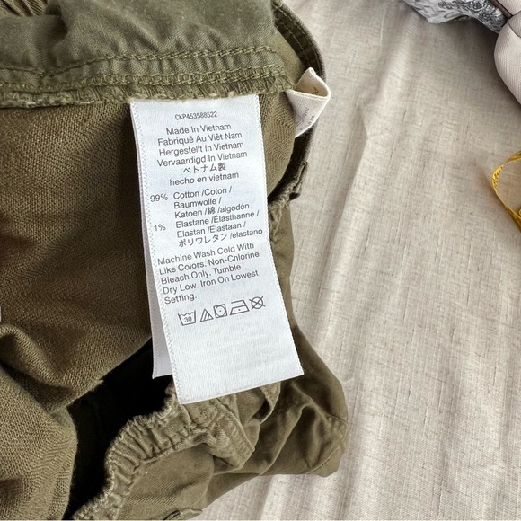 Madewell Green Kale Utility Camp Shorts - Picture 6 of 8